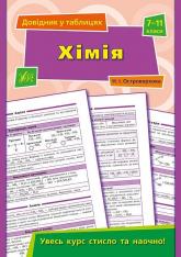 купить: Справочник Довідник у таблицях. Хімія. 7–11 класи